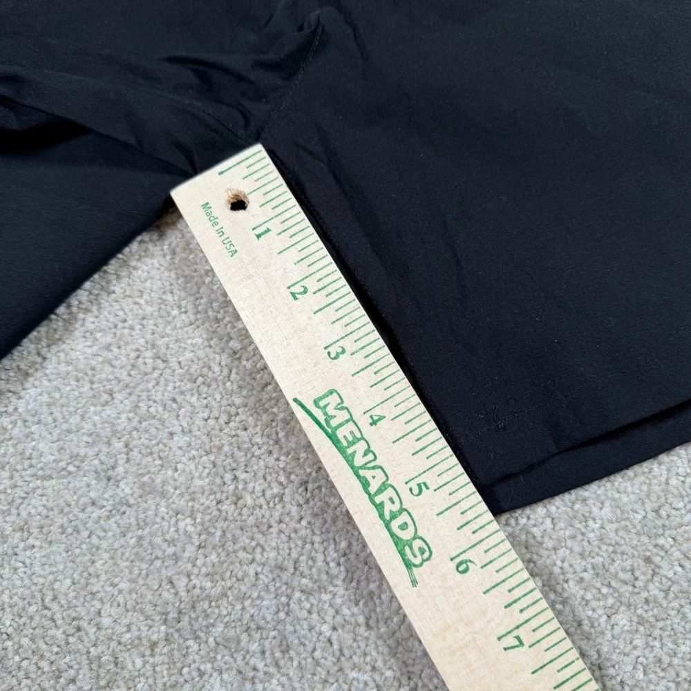 Eddie Bauer Summer Trail Shorts Women 14(FITS 36x5.5) Black Cargo Hiking Outdoor